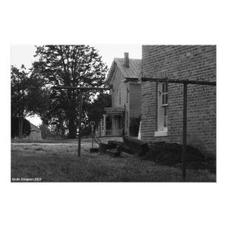 Photographie noir et blanc de la Vieille Maison