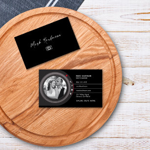 Photographie professionnelle Camera Lens Carte de
