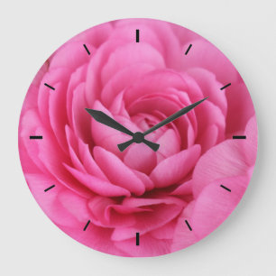 Photographie rose Fleur Grande horloge