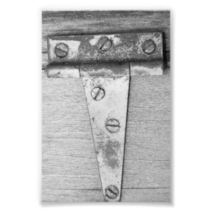 Photographie T5 4x6 noir et blanc de lettre