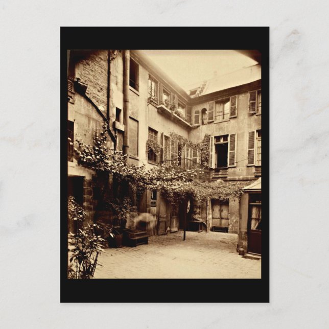 Photographie Vintage carte postale-Eugène Atget 9 (Devant)