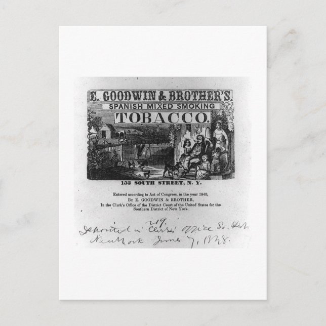 Photographie vintage Carte postale tabac (Devant)