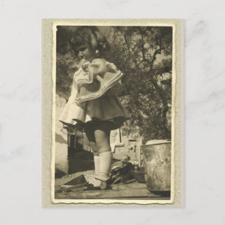 Photographie vintage de carte postale