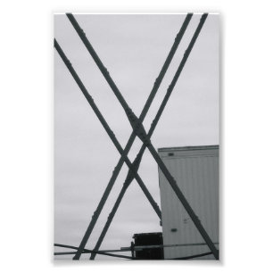 Photographie X2 4x6 noir et blanc de lettre