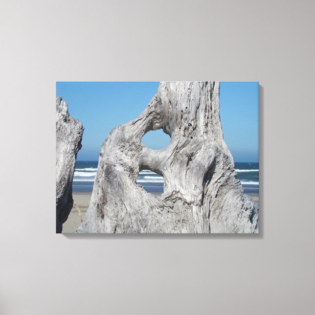 Photographies de la toile de bois flotté sur le li (Recto)