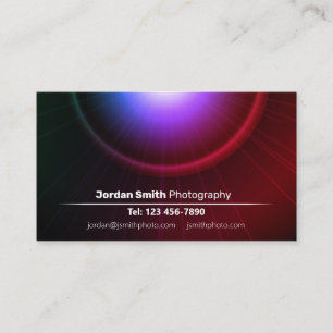 Photography 3.5" x 2.0" Business Card