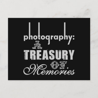 Photography A Treasury of Memories Postcard