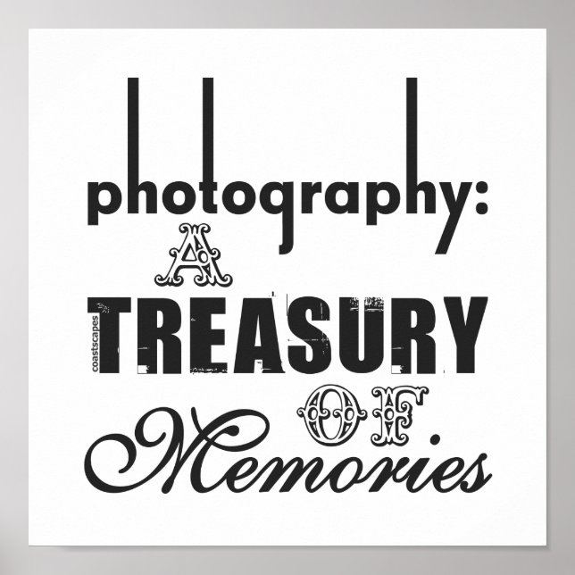 Photography A Treasury of Memories Poster (Front)