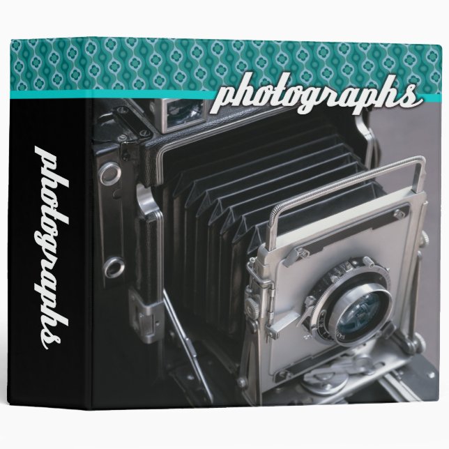 photography (antique camera) binder (Front/Spine)