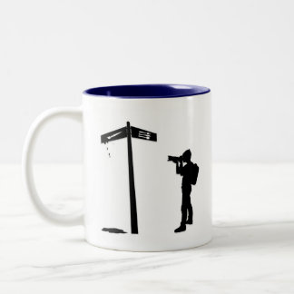 Photography Art and Silverware Two-Tone Coffee Mug