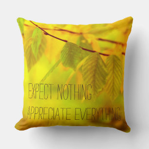Photography - autumn beech leaves + your ideas throw pillow