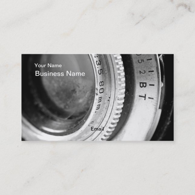 Photography Business Card (Front)