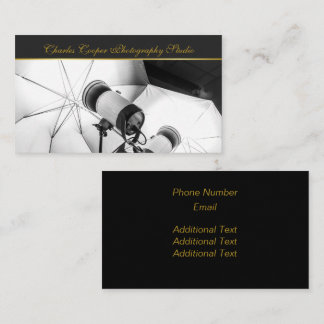 Photography business card