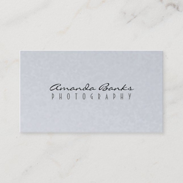 Photography - Business Cards (Front)