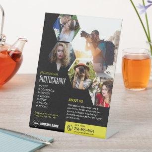 Photography Business Custom Pedestal Sign