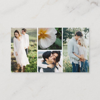 Photography Business Multiple Photos Business Card