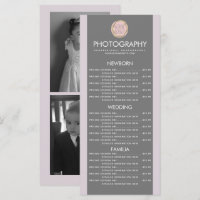 Photography Business Your Logo Earth Tone Menu