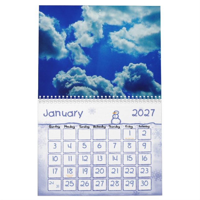 Photography Calendar (Jan 2027)