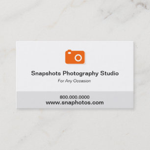 Photography Camera Business Card