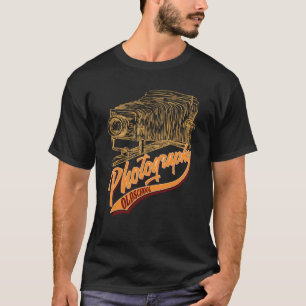 Photography Camera Cheerful Photography Illustrati T-Shirt