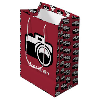 Photography Camera Design Gift Bag