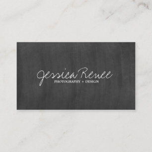 Photography Chalboard Business Card