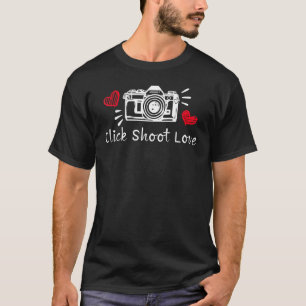 Photography Click Shoot Love Photographer T-Shirt