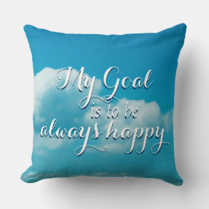 Photography - clouds in the sky + your ideas throw pillow