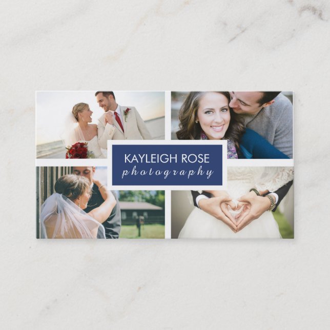 Photography Collage Business Card (Front)
