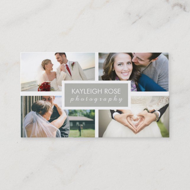 Photography Collage Business Card (Front)