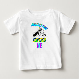 Photography Excites Me Baby T-Shirt