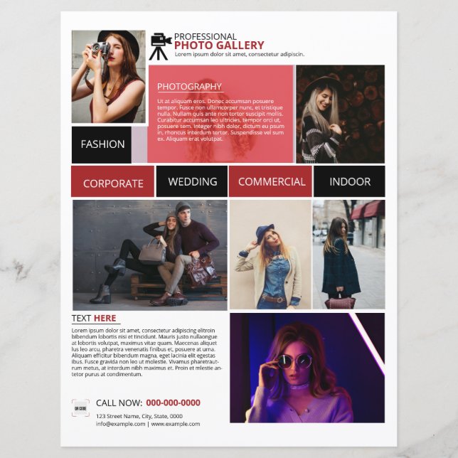 Photography flyer Template (Front)