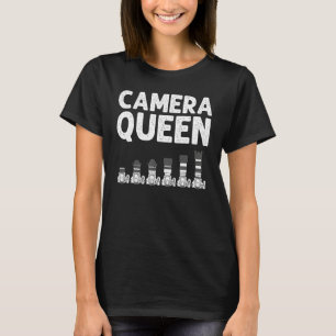 Photography For Women Mom Photographer Camera T-Shirt