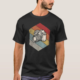 Photography Geometric Distressed Vintage Retro Sty T-Shirt