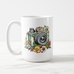 Photography Graphics and Quote   Vintage Camera Coffee Mug