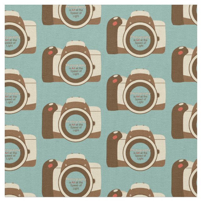 Photography is Art Fabric (Close Up)