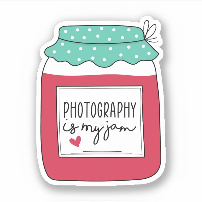 Photography is My Jam, Funny Photographer Gift (Front)
