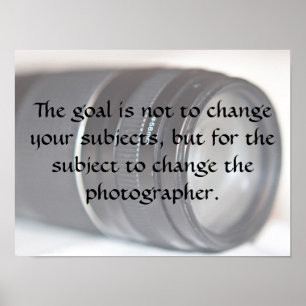 Photography Lens Poster