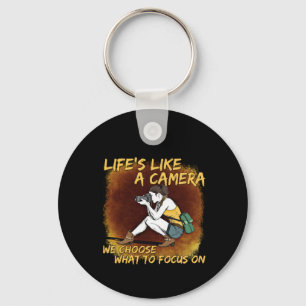 Photography - Life Like A Camera Photographer Keychain