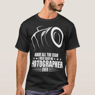 Photography Lover Shirt Camera