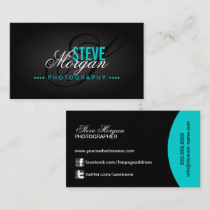 Photography Monogram Business Card