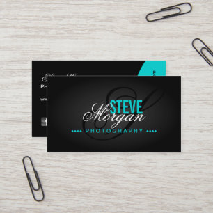 Photography Monogram Business Card