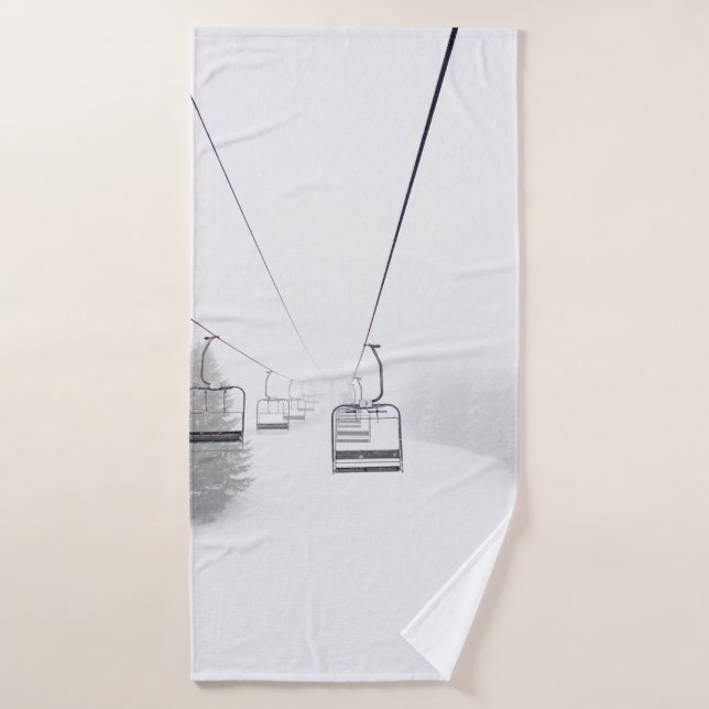 PHOTOGRAPHY OF CABLE CAR BATH TOWEL (Bath Towel)