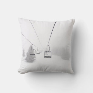 PHOTOGRAPHY OF CABLE CAR THROW PILLOW
