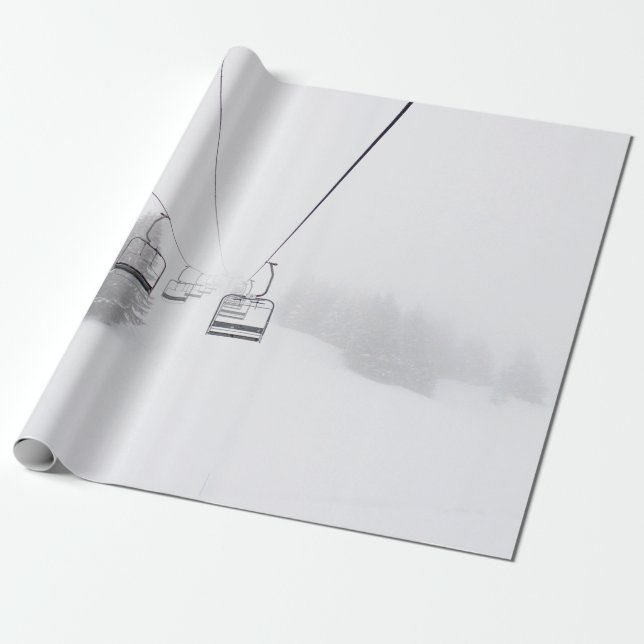 PHOTOGRAPHY OF CABLE CAR WRAPPING PAPER (Unrolled)