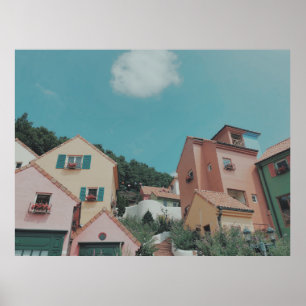 PHOTOGRAPHY OF CONCRETE HOUSES POSTER