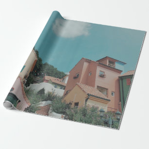 PHOTOGRAPHY OF CONCRETE HOUSES WRAPPING PAPER