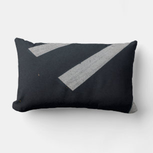Photography of pedestrian lane lumbar pillow
