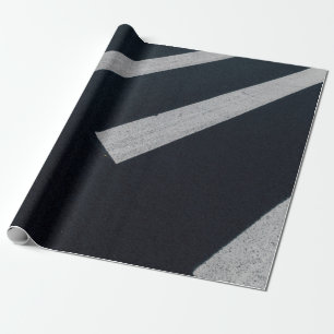 Photography of pedestrian lane wrapping paper