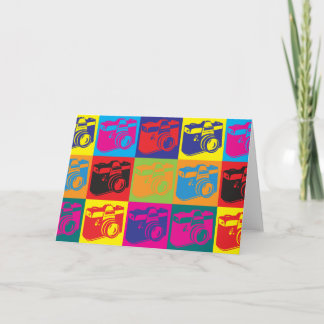 Photography Pop Art Card